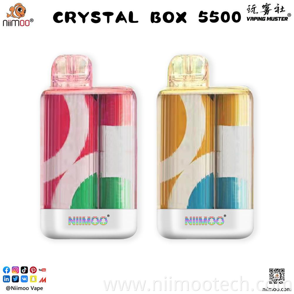 Crystal Box E-cigarette 5500 Puffs